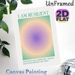 Resilience Affirmation Painting Poster, Soft Gradient Color Circular Poster, Inspirational Positive Statement To Boost Mental Wellness, Ideal For_maomaolike.com