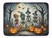 Calacas Skeletons Spooky Halloween Memory Foam Kitchen Mat Machine Washable Anti-Fatigue Mat Cushion Comfort Bath Mat Or Kitchen Rug_maomaolike.com