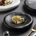 Japanese Ceramic Sashimi Cold Creative Dessert Irregular Fine Dish Western Restaurant Plating Plate_maomaolike.com