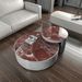 Thickened Marble Sticker Wallpaper Stone Waterproof Kitchen Countertop Desktop Purple Red Wall Self-Adhesive_maomaolike.com
