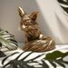 Figurine For Study Office Desk Tea Pet Solid Copper Handheld Copperware Creative Animal Small Fox_maomaolike.com