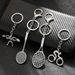 Unisex Creative Pendant Sports series Alloy Keychain Car pendant keychain decoration_maomaolike.com