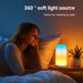 Dimmable RGB LED Night Light Portable ABS Plastic Bedside Lamp For Bedroom Nursery Bathroom Decor Sleep Light
_maomaolike.com