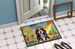 Bernese Mountain Dog Hippie Dawg Doormat Front Door Mat Indoor Outdoor Rugs For Entryway, Non Slip Washable Low Pile, 24H X 36W_maomaolike.com