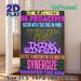 The 7 Habits Painting Poster, Neon-style Colorful Motivational Text Poster, Inspirational Habit Guidance, Suitable For Office And Study Space_maomaolike.com