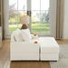 sofa With 2 Toss Pillows And A Ottoman ,Comfy Sofa- Deep Seat Couch For Living Room_maomaolike.com