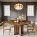 (old Sku: S05790297) Round Dining Table, Farmhouse Kitchen Table For 4 People_maomaolike.com