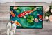 Koi Fish Doormat Front Door Mat Indoor Outdoor Rugs For Entryway, Non Slip Washable Low Pile, 24H X 36W_maomaolike.com