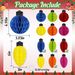 16pcs Christmas Party Decorations Honeycomb Hanging - Paper Ball Light Decor For Tree, Table Centerpieces, Holiday Classroom Supplies_maomaolike.com