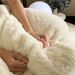 Fleece-Lined Thickened Autumn Winter Warm Milk Velvet Four-Piece Set Double-Sided Coral Fleece Duvet Cover Simple Luxury Carved An_maomaolike.com