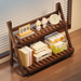 Desktop Countertop Bookshelf Office Desk Student Multi-layer Organizer Cosmetics Foldable Storage Rack_maomaolike.com
