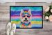 Westie Hippie Dawg Doormat Front Door Mat Indoor Outdoor Rugs For Entryway, Non Slip Washable Low Pile, 24H X 36W_maomaolike.com
