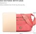 Stylish Shoulder Bag PU Leather Trendy Crossbody Bag Solid Color Tote Bag With Adjustable Guitar Strap Cell Phone_maomaolike.com