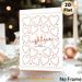 18th Birthday Themed Painting Poster, Rose Gold Lace Heart Style Poster, Blank Heart Frames For Writing Warm Messages, Suitable For Birthday Party_maomaolike.com