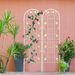 4 Pack Metal Garden Trellis 71" X 19.7" Rustproof Trellis For Climbing Plants Outdoor Flower Support Cream White_maomaolike.com