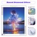 PhotoCustom 5d Diy Diamond Painting Beach Beautiful Girl Full Round Diamond Embroidery Mosaic Portrait Home Decoration_maomaolike.com