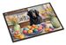 Decorating Easter Flat-Coated Retriever Doormat Front Door Mat Indoor Outdoor Rugs For Entryway, Non Slip Washable Low Pile, 24H X 36W_maomaolike.com