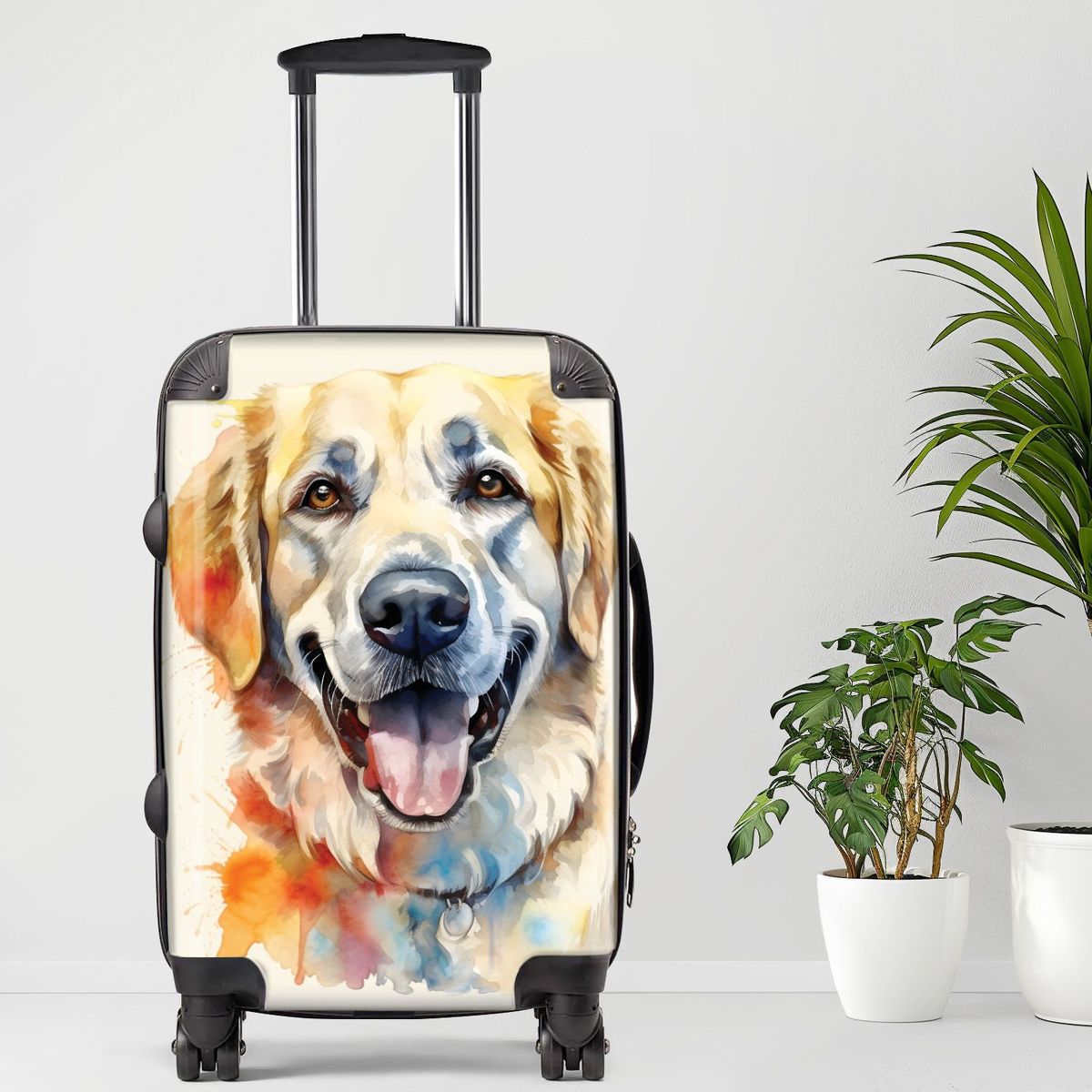 Anatolian Shepherd Luggages20/24/28 Inch Luggage, Carry-On, Custom Luggage, Luggage Set, Suitcase, Travel, Vacation, Cabin Suitcase, Custom Suitcase, Personalized Luggage_maomaolike.com