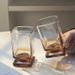 Ancient Niche Design Maillard Short Foot Cup Ins Style Glass Juice Cup Bubble Water Cup Cocktail Cup_maomaolike.com