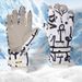Unisex Graffiti gloves Ski gloves Winter gloves Warm gloves biking gloves Winter gloves_maomaolike.com