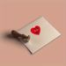 500Pcs Red Heart Self-Adhesive Sealing Stickers With Smile Faces, Paper Gift Tag Labels For Envelopes, Packaging, And Gift Box Decoration_maomaolike.com