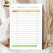 Allowance Earning Tracking Painting Poster, Soft Pastel-hued Table-style Poster, Practical Tool To Log Tasks And Earned Amounts, Suitable For Home Use_maomaolike.com