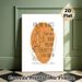 St. Francis & Animals Themed Painting Poster, Warm-toned Minimal Line Art Poster, Inspirational Nature-focused Quote Design Ideal For Home, Prayer_maomaolike.com