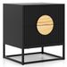 Modern Mid Century Fluted Nightstand With 2 Drawers And Pine Wood Handles For Bedroom_maomaolike.com