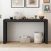 Modern Style Console Table Made Of Paulownia Solid Wood Veneer,Suitable For Foyer, Living Room, Or Entryway_maomaolike.com