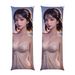 Equal Body Pillowcase, Removable Velvet Equal Body Pillowcase, (excluding Pillow Core)_maomaolike.com