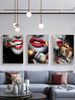 European And American Contemporary Style, The Allure Of A Woman Smoking, Home Décor Paintings, Wall Art Posters, Living Room Sofa Backdrop Artwork_maomaolike.com