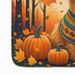Norwich Terrier Fall Memory Foam Kitchen Mat Machine Washable Anti-Fatigue Mat Cushion Comfort Bath Mat Or Kitchen Rug_maomaolike.com