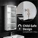 Bathroom Lockable Medicine Cabinet, 4 Tier Stainless Steel Medical Wall Box With 2 Keys And Shelves_maomaolike.com