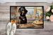 Chocolate Lab Fall Kitchen Pumpkins Doormat Front Door Mat Indoor Outdoor Rugs For Entryway, Non Slip Washable Low Pile, 24H X 36W_maomaolike.com