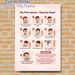 Wudu Step-by-Step Guide Painting Poster, Cute Cartoon Illustrated Islamic Ritual Steps Poster, Clear Step-by-step Guidance For Religious Preparation_maomaolike.com