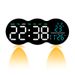 New Model Living Room Wall Digital LED Electronic Light Multifunctional Alarm Clock Temperature With Remote Control 2808_maomaolike.com