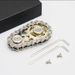 Finger Tip Flywheel Chain Gear Mechanical Gyroscope Adult Child Stress Relief Toy EDC Black Technology_maomaolike.com