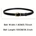 Men's Casual Vintage PU Leather Belt With Classic Oval Buckle - Ideal For Daily Wear, Parties, And Gifts_maomaolike.com