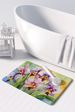 Orchids In Watercolor Memory Foam Kitchen Mat Machine Washable Anti-Fatigue Mat Cushion Comfort Bath Mat Or Kitchen Rug_maomaolike.com