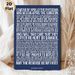 Hippocratic Oath Painting Poster, Minimalist Typographic Poster, Bold White Text On Navy Blue, Professional Ethical Statement Ideal For Clinic_maomaolike.com