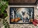 Boxer Spooky Halloween Doormat Front Door Mat Indoor Outdoor Rugs For Entryway, Non Slip Washable Low Pile, 24H X 36W_maomaolike.com