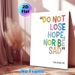 Inspirational Quran Verse Painting Poster, Colorful Typographic Poster, Uplifting Spiritual Quote From Surah Al Imran 3:139, Suitable For Home And_maomaolike.com