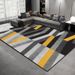 Living Room Rug,Large Rug,Oversized, Gold Leaves Design,Bedroom Rug,Soft And Thick, Machine Washable, Thickened Rug, Bedside Rug,Decorative Indoor Rug_maomaolike.com