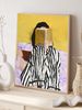 Pop Art Fusion Style Decorative Paintings, Everyday Life Beauties, The Cosy Feeling Of Time, Oversized Fashion Trends,_maomaolike.com