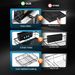 Laveshop Dish Drying Rack - Expandable Rack, Large Capacity Dish Drainer For Kitchen Counter, Rust-Proof With Utensil Holder, Black_maomaolike.com