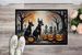Doberman Pinscher Spooky Halloween Doormat Front Door Mat Indoor Outdoor Rugs For Entryway, Non Slip Washable Low Pile, 24H X 36W_maomaolike.com