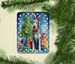 Irish Wolfhound Christmas Reindeer Porcelain Ornament Christmas Tree Hanging Decorations For Home Christmas Holiday, Rectangle, Gift, Multicolor_maomaolike.com
