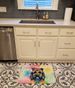 Scottish Terrier Hippie Dawg Memory Foam Kitchen Mat Machine Washable Anti-Fatigue Mat Cushion Comfort Bath Mat Or Kitchen Rug_maomaolike.com