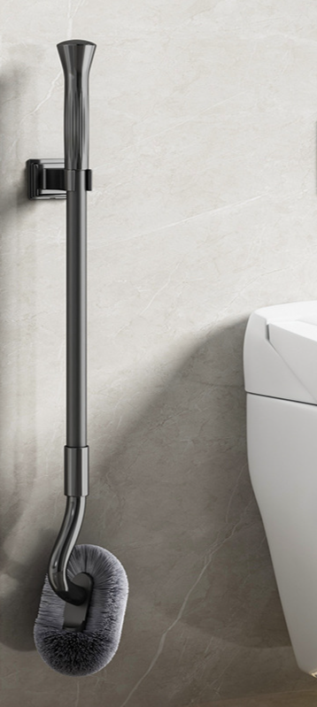 S-Type Telescopic Long Rod Wall-Mounted Squat Toilet Brush No Dead Angle Cleaning Bathroom Special_maomaolike.com