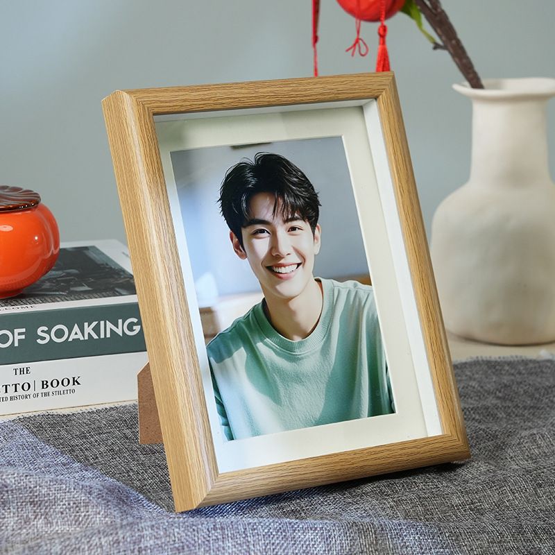 Simple Wooden Three-dimensional Hollow 5 Inches 6inch 7inch 8inch 10inch Specimen Frame Square Photo Stand Wholesale_maomaolike.com
